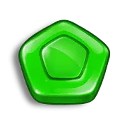 green candy symbol sweet bonanza