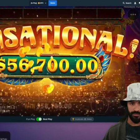 Streamer Roshtein Pursues Max Win on Book of Golden Sands Slot: A Gripping Tale of Luck and Determination!