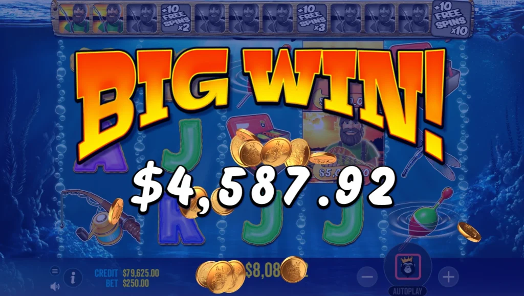 Big Bass Bonanza big win 