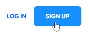 Sign Up button at ICE Casino