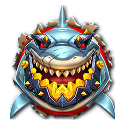 Wild symbol razor agressive shark